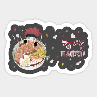 Ramen ラ ー メ ン Sticker